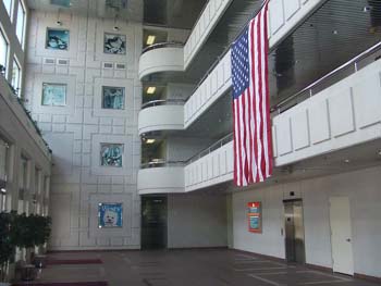 Westy's storage building inside