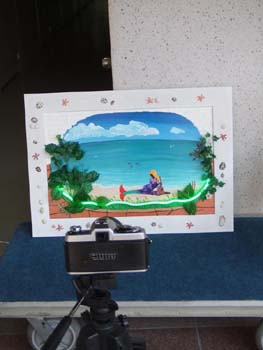 Documentation of my artwork - with several cams - The Little Mermaid