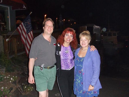 Meeting with Maria Passarelli, my agent, and her husband Matthew