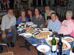 Me and my agent Maria Passarelli with family and friends