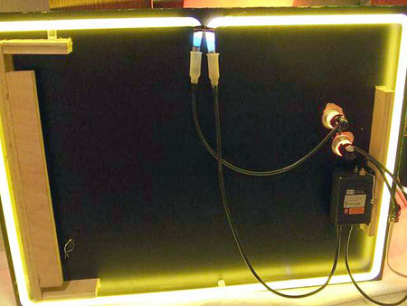 Back view of the artwork