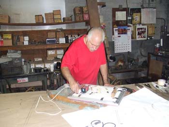 Norman, my neon man, at work