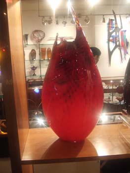 Exclusive shops - here: glass art