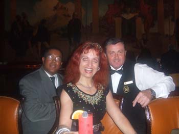 Chris Bleicher & Barkeeper in the King Cole Bar, St. Regis Hotel