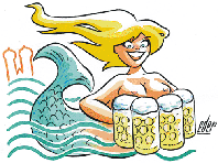 Das Isarnixen-Logo von isarbote.de - gezeichnet vom M�nchner Maler und Karikaturist Franz Eder. Dankesch�n!