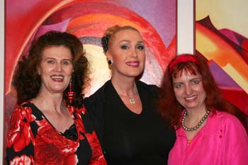 Renee Rauchalles, Gloria Gray und Chris Bleicher. Foto: Andrea Pollak