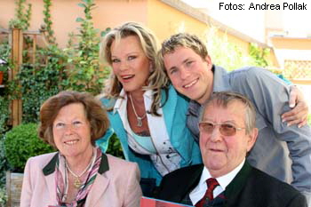 Christl, Lisa, Nepo und Gerd Fitz. Foto: Andrea Pollak